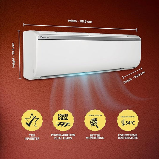 Daikin (FTKU50XV16MKA ) 1.5 TON 5 STAR INVERTER SPLIT AC