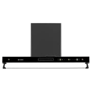 Faber 4in1 1325 m³/hr Filterless Autoclean 90cm Chimney|Air Purifier+Fan|Touch & Gesture Control|T-Shape|12Yr on Motor, 5Yr Comprehensive Warranty by Faber|HOOD AEROSTATION ELITE FL HC TC BK 90,Black