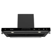 Faber 4in1 1325 m³/hr Filterless Autoclean 90cm Chimney|Air Purifier+Fan|Touch & Gesture Control|T-Shape|12Yr on Motor, 5Yr Comprehensive Warranty by Faber|HOOD AEROSTATION ELITE FL HC TC BK 90,Black