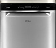Whirlpool WFO 3O33 PL N X IN Free Standing 14 Place Settings PowerClean Pro Technology, Inox, 30% extra space, 11 wash Programs, Clean and Dry Dishwasher