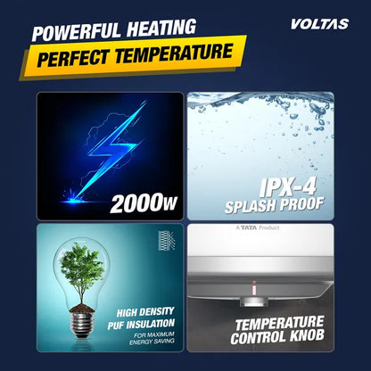 Voltas Aqua Prime 4 Star Water Heater - 15LTR
