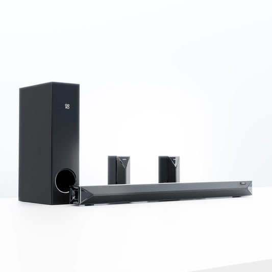 GOVO GoSurround 955 Pro |320W Sound bar, True 5.1 Channel Home Theatre, Mega subwoofer, HDMI, Opt, AUX, USB &...