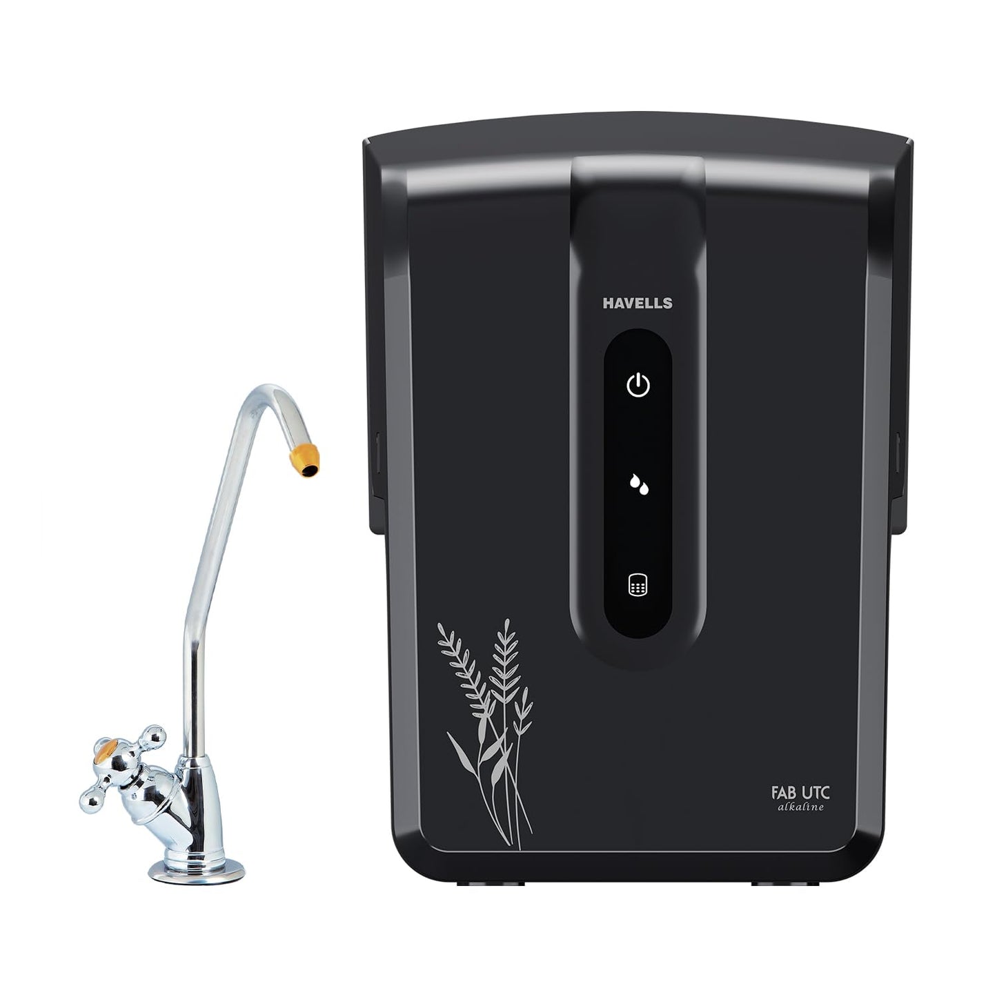 HAVELLS Fab UTC Alkaline 7 L RO + UV + Alkaline Water Purifier (Black)