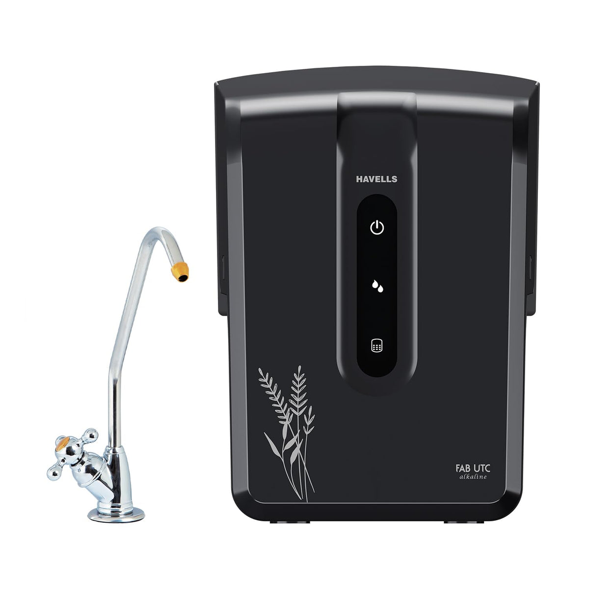HAVELLS Fab UTC Alkaline 7 L RO + UV + Alkaline Water Purifier (Black)