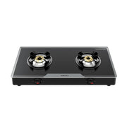 Bajaj 2Brgp7 Stainless Steel Glass Top Gas Stove with 2 Brass Burners, Isi Certified, Anti-Viral & Anti-Bacterial...