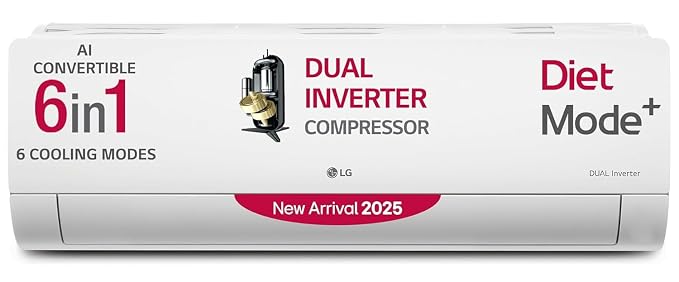 LG 1.5 ton 3 Star Dual Inverter Split Air Conditioner (AS-Q18LNXE)