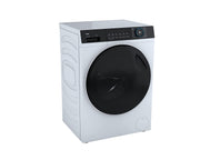 Haier 8 kg 5 Star with Powered by AI-DBT, PuriSteam, 525 mm Super Drum, Inverter Motor, Inbuilt Heater, Washer Fully Automatic Front Load Black, White (HW80-IM12929C)