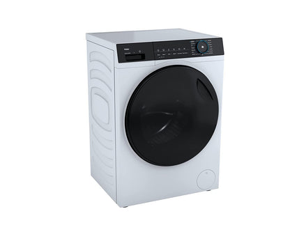 Haier 8 kg 5 Star with Powered by AI-DBT, PuriSteam, 525 mm Super Drum, Inverter Motor, Inbuilt Heater, Washer Fully Automatic Front Load Black, White (HW80-IM12929C)