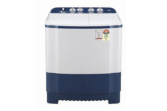 LG 7 kg Semi Automatic Top Load White, Blue (P7010NBAZ)