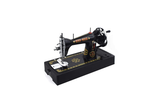 RED GEM Composite Black Manual Sewing Machine, Built-in Stitches 1