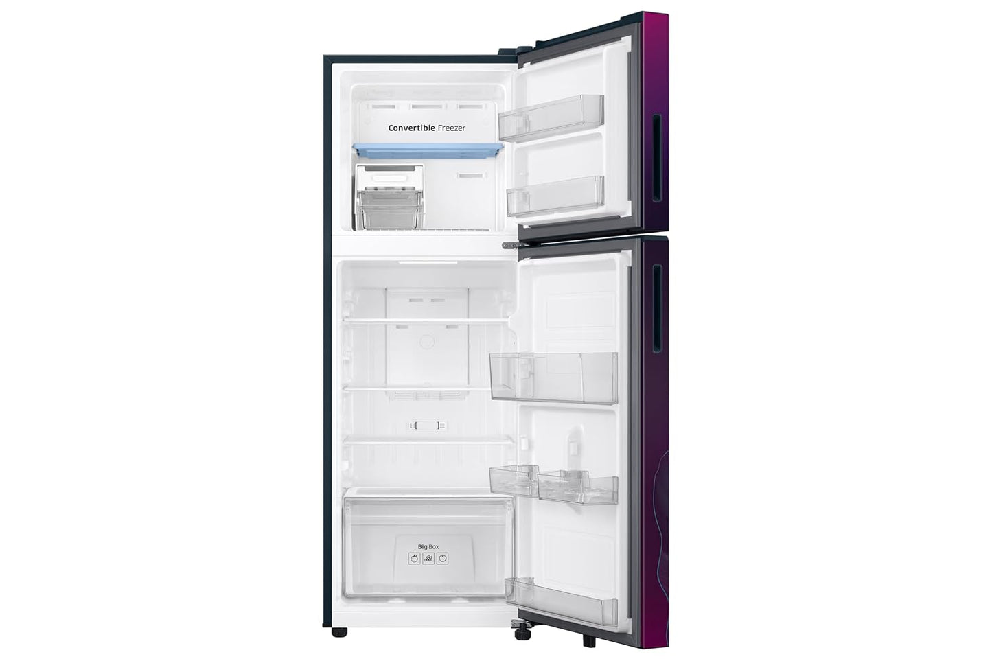 Samsung 236 L, 2 Star, Digital Inverter, Frost Free Double Door Refrigerator (RT40H28W2PRNL, Paradise Bloom Purple, 2026 Model)