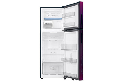 Samsung 236 L, 2 Star, Digital Inverter, Frost Free Double Door Refrigerator (RT40H28W2PRNL, Paradise Bloom Purple, 2026 Model)