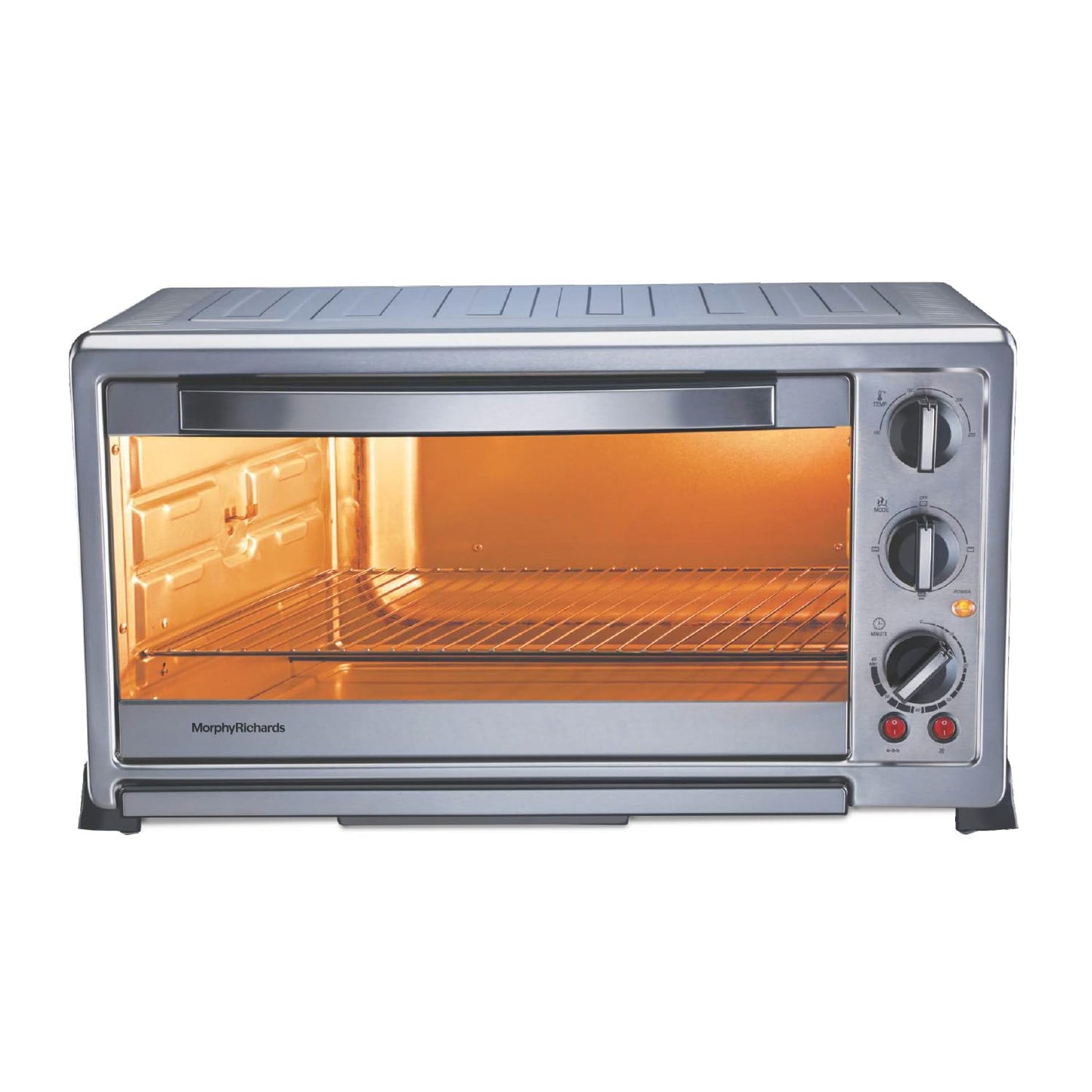Morphy Richards 60 RCSS OTG |Large Capacity - 60 Litres |Motorised Rotisserie |Mirror Finish Door Stainless Steel Body | 2 Year Product Warranty