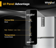 Whirlpool 235 L Frost Free Double Door 3 Star Refrigerator (Radiant Steel, IF INV ELT DF278 RADIANT STEEL(3S)-TL)