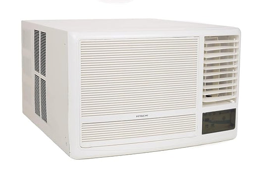 Hitachi 1.5 Ton 3 Star Window Fixed Speed AC (Copper, Filter Clean Indicator, RAW318HIDO, New BEE Rated, White)