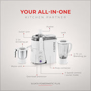 Sujata Juicer Mixer Grinder  900 Watts