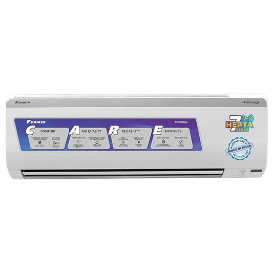 Daikin 1 Ton 3 Star Inverter Split AC (Copper, PM 2.5 Filter, 2024 Model, MTKL35UV16, White)