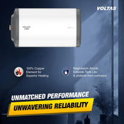 Voltas 10 L Storage Water Geyser (Voltas Linea 105HPBGY-4610028, Grey) (Grey)