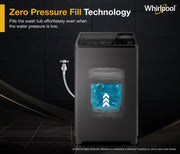 Whirlpool 7 kg Magic Clean 5 Star Fully Automatic Top Load Washing Machine Grey (MAGIC CLEAN 7.0 GENX GREY 5YMW)
