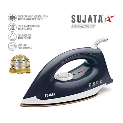 Sujata  Smooth Slide Dry Iron 1100 Watts