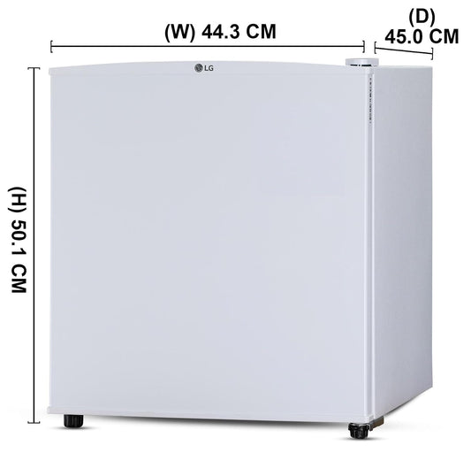 LG 43 L 3 Star Direct Cool Minibar Single Door Refrigerator (GLD0536VRSW, Super White)