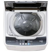 ONIDA 7.5 kg 5 Star Dual Action Pulsator Quadra Scrub Fully Automatic Top Load Black (T80CGN)V