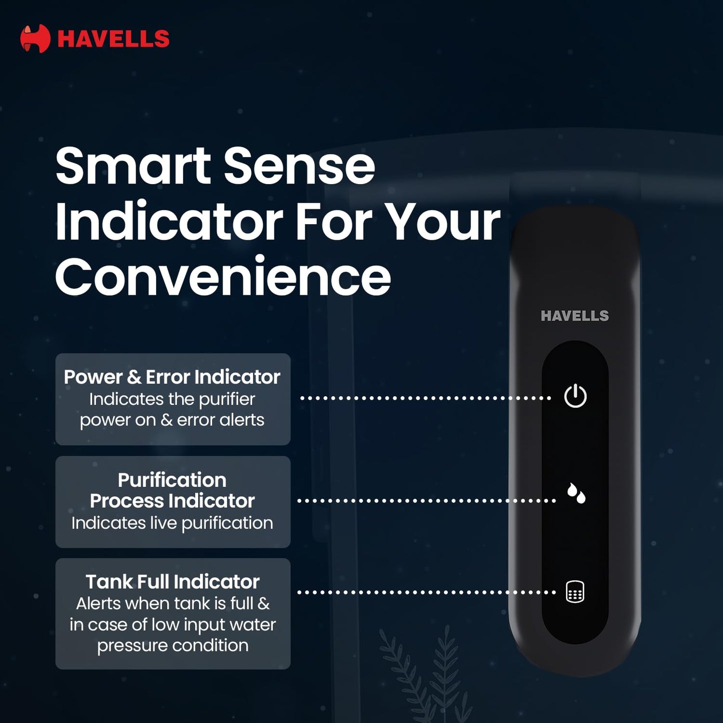 HAVELLS Fab UTC Alkaline 7 L RO + UV + Alkaline Water Purifier (Black)