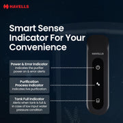 HAVELLS Fab UTC Alkaline 7 L RO + UV + Alkaline Water Purifier (Black)