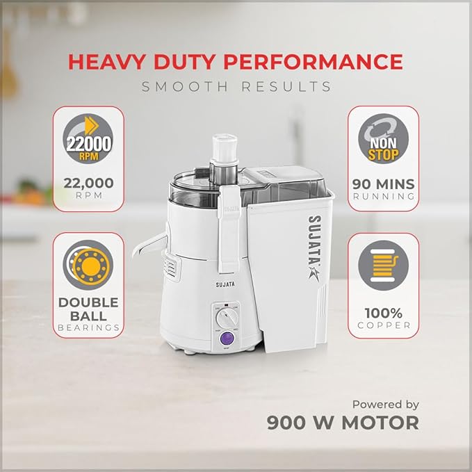 Sujata Juicer Mixer Grinder  900 Watts