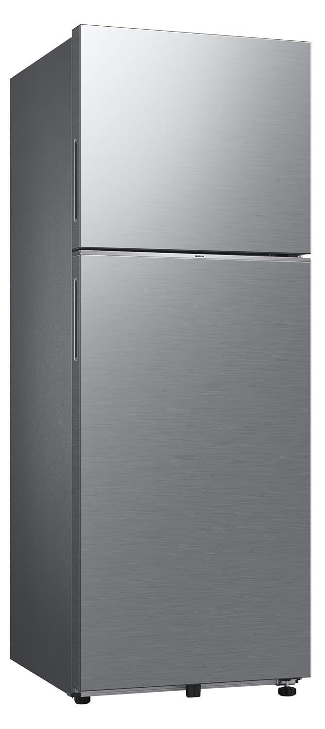 Samsung 330 L, 2 Star, Convertible 5-in-1, Digital Inverter, Frost Free Double Door, WiFi Enabled Bespoke AI Refrigerator (RT34DG5A2BS8HL, Elegant Inox, Silver)