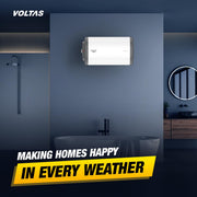 Voltas 10 L Storage Water Geyser (Voltas Linea 105HPBGY-4610028, Grey) (Grey)