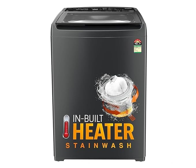 Whirlpool 7.5 Kg 5 Star StainWash Magic Clean PRO Fully Automatic Top Load Washing Machine (MAGIC CLEAN PRO SW 7.5 (H) GREY 10YMW with In-Built Heater)