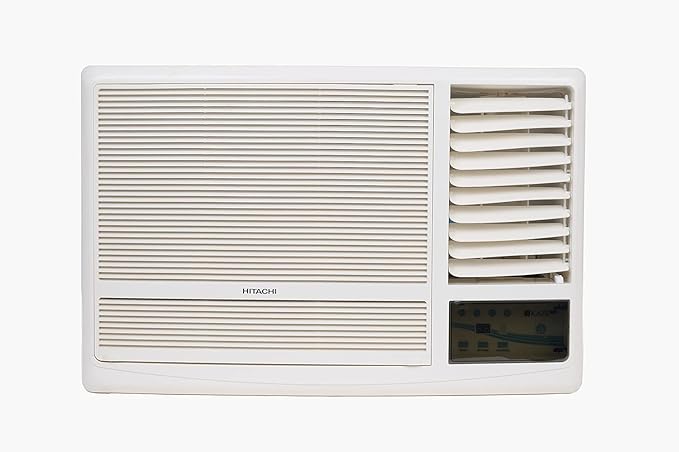Hitachi 1.5 Ton 3 Star Window Fixed Speed AC (Copper, Filter Clean Indicator, RAW318HIDO, New BEE Rated, White)