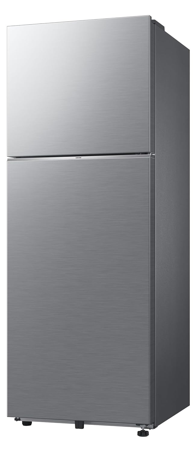 Samsung 330 L, 2 Star, Convertible 5-in-1, Digital Inverter, Frost Free Double Door, WiFi Enabled Bespoke AI Refrigerator (RT34DG5A2BS8HL, Elegant Inox, Silver)