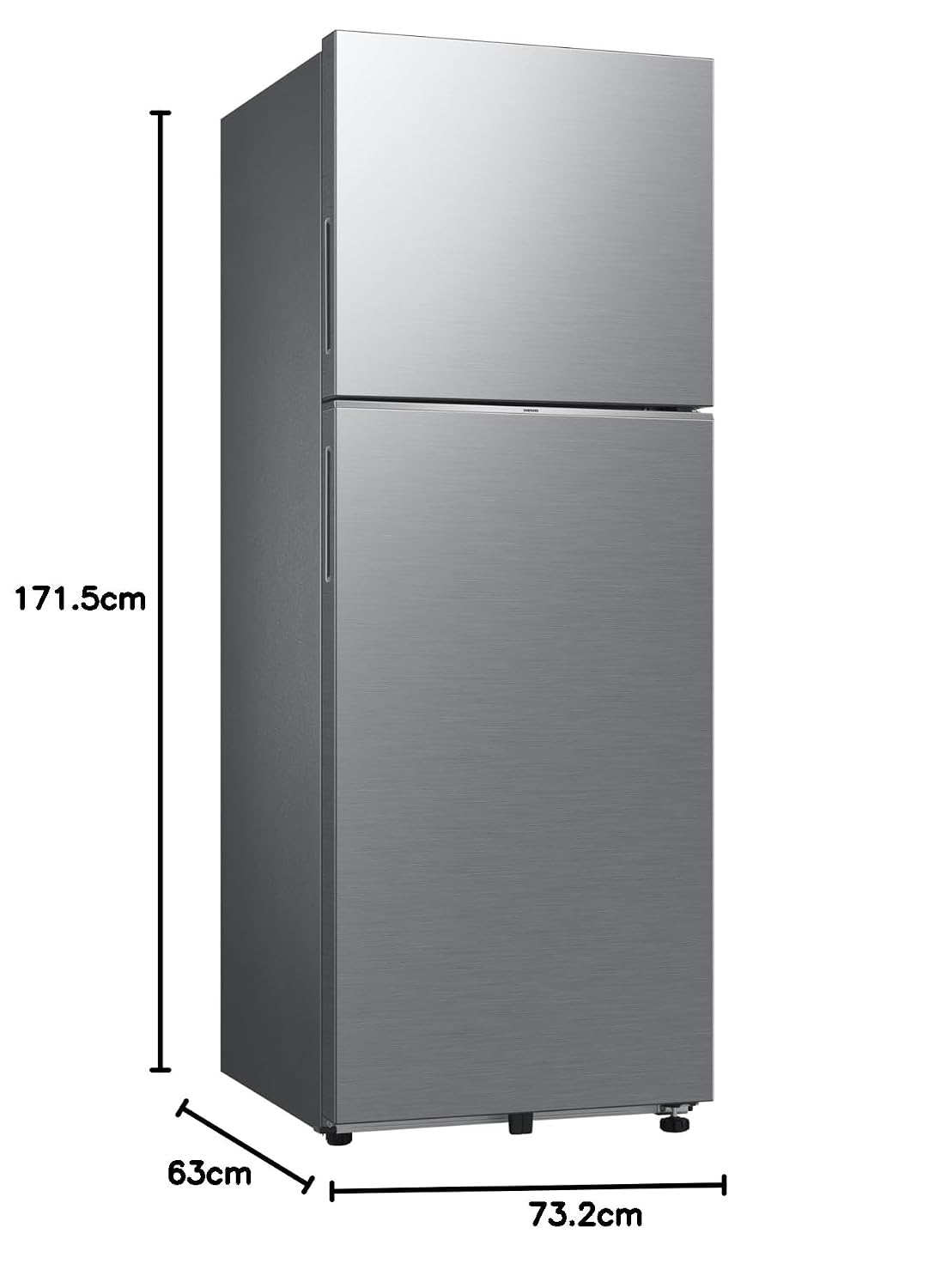 Samsung 330 L Frost Free Double Door 3 Star Convertible Refrigerator with 5-in-1, Digital Inverter, WiFi Enabled Bespoke AI (Elegant Inox, RT34DG5A4DS8HL)
