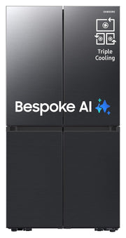 Samsung Smart Choice 650 L, Convertible, Digital Inverter, Frost Free, French Door Refrigerator (RF65DG90BDSGTL, Black, Black Caviar)