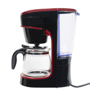 BPL PX BDCMD0016C 720ml 750W Coffee Maker with Removable Filter, Black & Cherry 3 Cups Coffee Maker (Maroon)