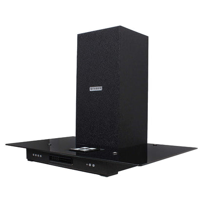 Faber 90 Cm 1000 M³/Hr Straight Glass Kitchen Chimney (Hood 3N1 Aerostation Glamour Ft Ab Ltw90, 2 Baffle Filters, Antique Black), Free 1 Year Extended warranty