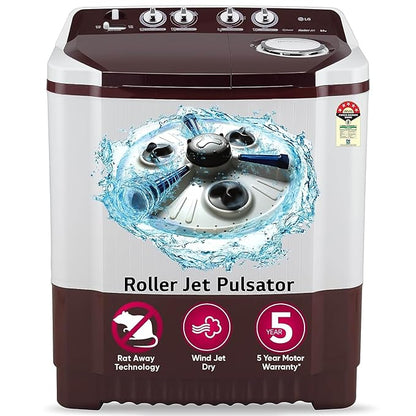 LG 8.5 kg Semi Automatic Top Load Grey (P8525SGAZ)