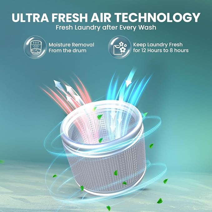Haier 10 kg Powerful Oceanus Wave Drum, Custom Wash Cycles with 15 Mins Quick Wash, Smart Fuzzy Control, Balance Clean Pulsator, Magic Filter, Castor Wheels Fully Automatic Top Load Black (ETL100-C3P