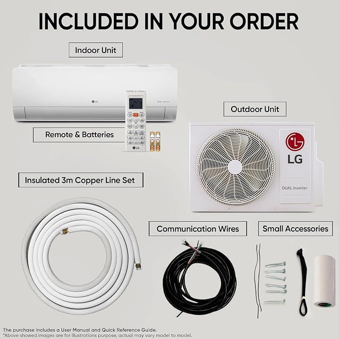 LG 1.5 ton 3 Star Dual Inverter Split Air Conditioner (AS-Q18LNXE)