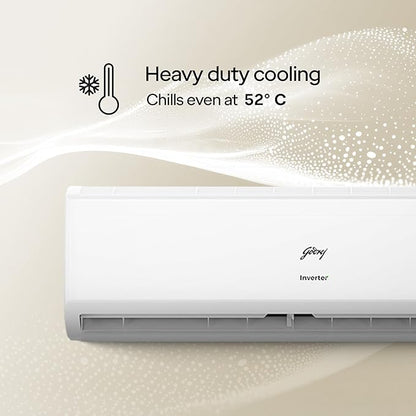 Godrej 2026 Model 1.5 Ton 5 Star Split Inverter AC (HIC 18J5TG, White)