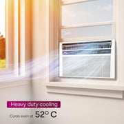 Godrej WIC 18XTC5 WYA 1.5 Ton 5 Star Inverter Window AC | 5-in-1 Convertible Cooling | Copper Condenser | Pure Air Filter| White | Made in India