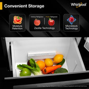 Whirlpool 270 L (Gross Capacity 300L) Frost Free Triple-Door Refrigerator (FP 313D PROTTON ROY ALPHA STEEL (Z)