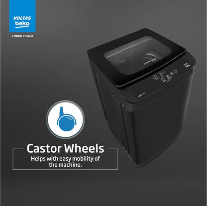 Voltas Beko 7 kg Fully Automatic Top Load Black (WTL70UPGC/SPCPOF)