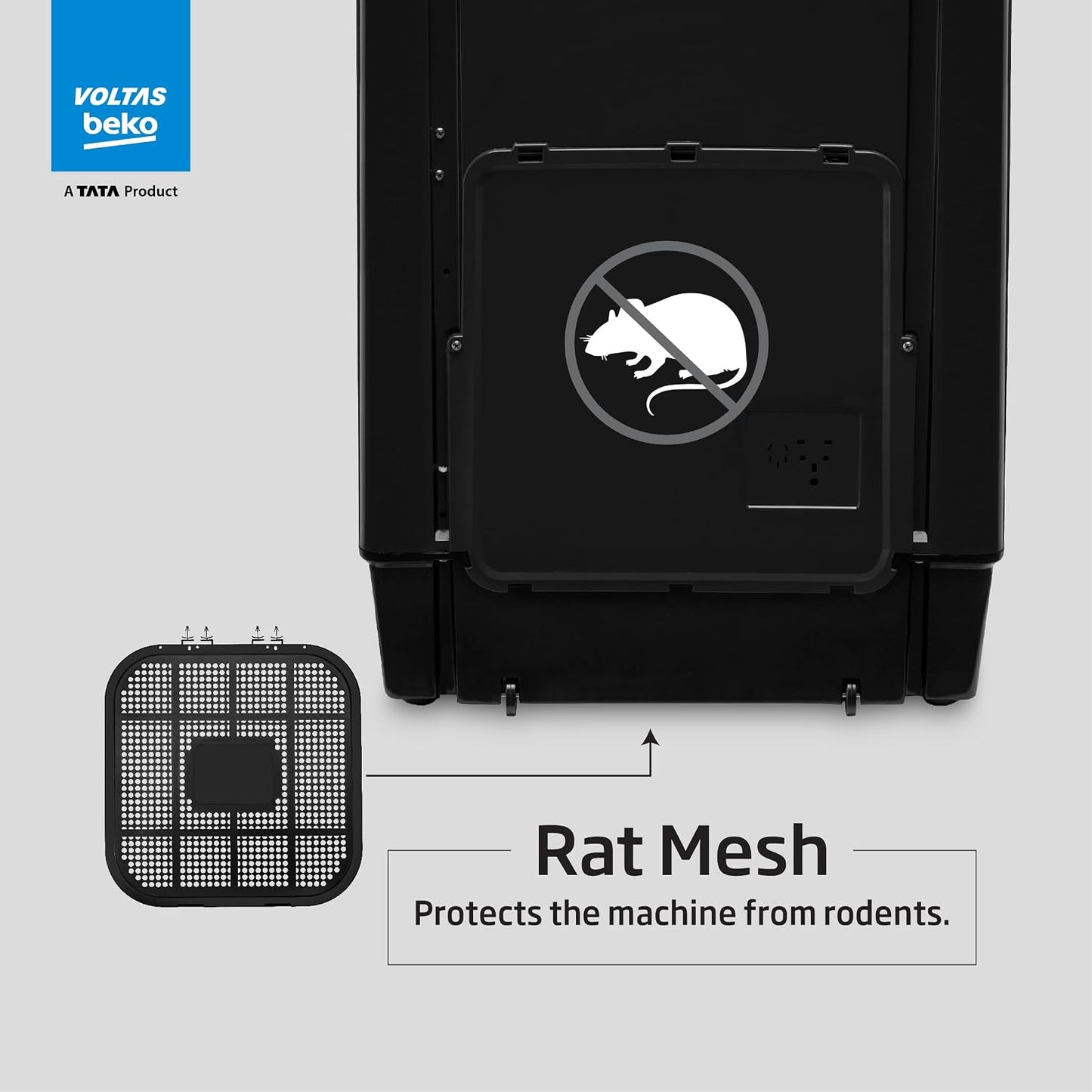 Voltas Beko 7 kg Fully Automatic Top Load Black (WTL70UPGC/SPCPOF)