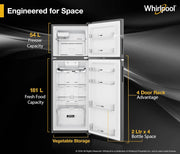 Whirlpool 235 L Frost Free Double Door 3 Star Refrigerator (Radiant Steel, IF INV ELT DF278 RADIANT STEEL(3S)-TL)