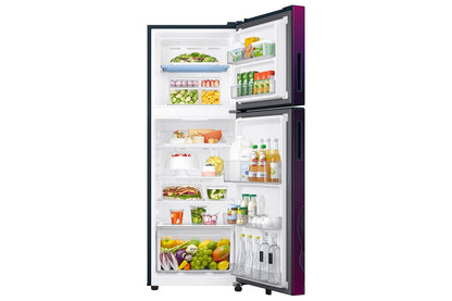 Samsung 236 L, 2 Star, Digital Inverter, Frost Free Double Door Refrigerator (RT40H28W2PRNL, Paradise Bloom Purple, 2026 Model)