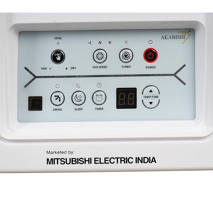 Mitsubisi Akabishi1.5 Ton 3 Star Fixed Speed Window AC (Copper Condenser, R32, RWM-AE18SG-Y1, White)