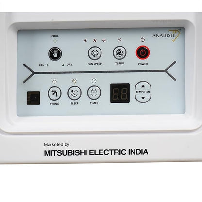Mitsubisi Akabishi1.5 Ton 3 Star Fixed Speed Window AC (Copper Condenser, R32, RWM-AE18SG-Y1, White)